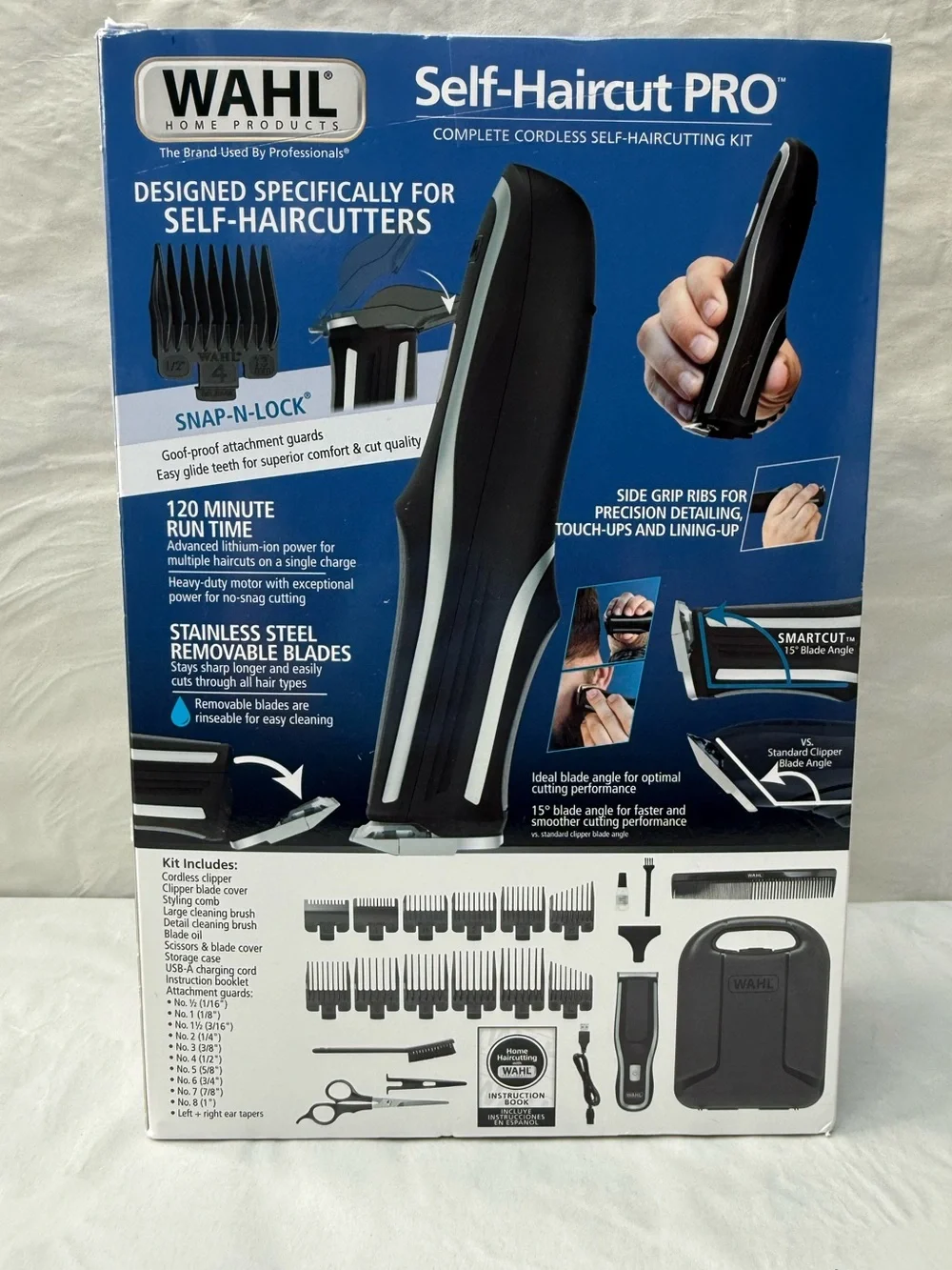 WAHL Self-Haircut PRO Cordless Trimmer - Black - New/Never Opened